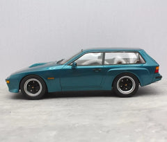 [PRX] 1:18 Porsche 1981 924 Turbo Kombi Blue Model Car Die-Cast