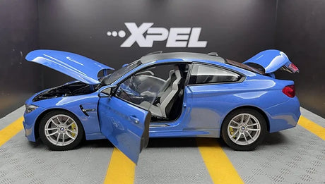 [Paragon] 1:18 BMW 2014 F82 M4 Coupe Blue Model Car Die-Cast