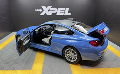 [Paragon] 1:18 BMW 2014 F82 M4 Coupe Blue Model Car Die-Cast