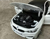 [Paragon] 1:18 BMW 2014 F82 M4 Coupe White Model Car Die-Cast