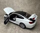 [Paragon] 1:18 BMW 2014 F82 M4 Coupe White Model Car Die-Cast