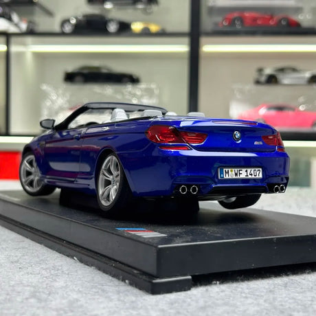 [Paragon] 1:18 BMW 2018 F82 M4 Cabriolet Blue Model Car Die-Cast