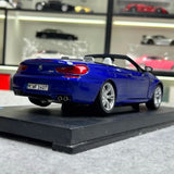 [Paragon] 1:18 BMW 2018 F82 M4 Cabriolet Blue Model Car Die-Cast