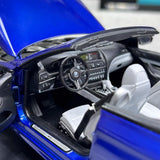 [Paragon] 1:18 BMW 2018 F82 M4 Cabriolet Blue Model Car Die-Cast