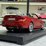 [Paragon] 1:18 BMW 2018 F82 M4 Cabriolet Red Model Car Die-Cast