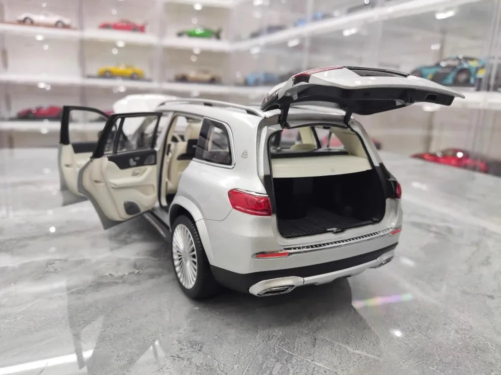 [Paragon] 1:18 Mercedes-Maybach 2019 GLS 600 argent voiture miniature Die-Cast