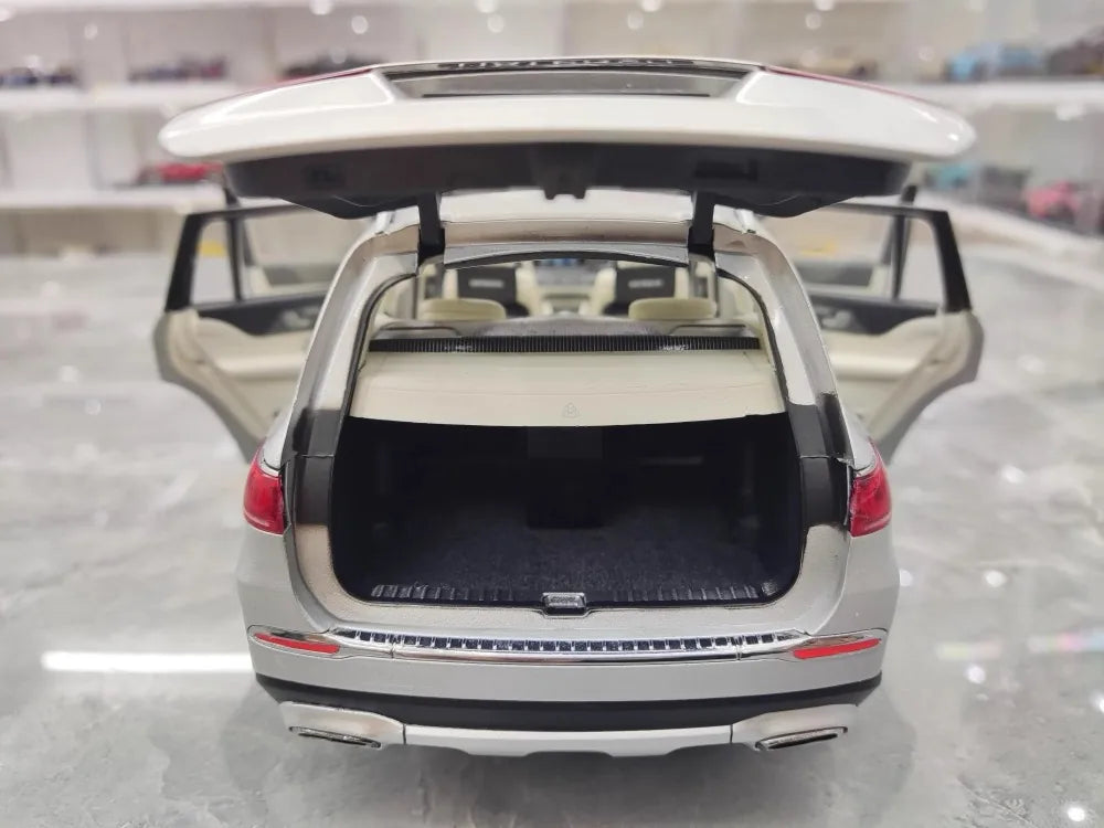 [Paragon] 1:18 Mercedes-Maybach 2019 GLS 600 Silver Model Car Die-Cast