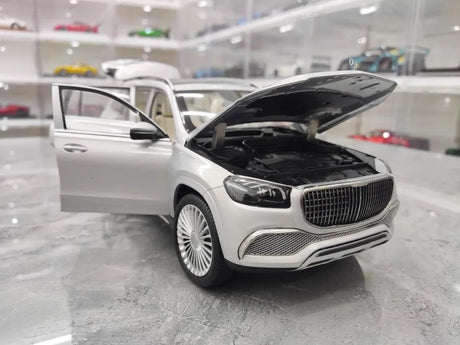 [Paragon] 1:18 Mercedes-Maybach 2019 GLS 600 Silver Model Car Die-Cast
