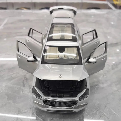 [Paragon] 1:18 Mercedes-Maybach 2019 GLS 600 Silver Model Car Die-Cast