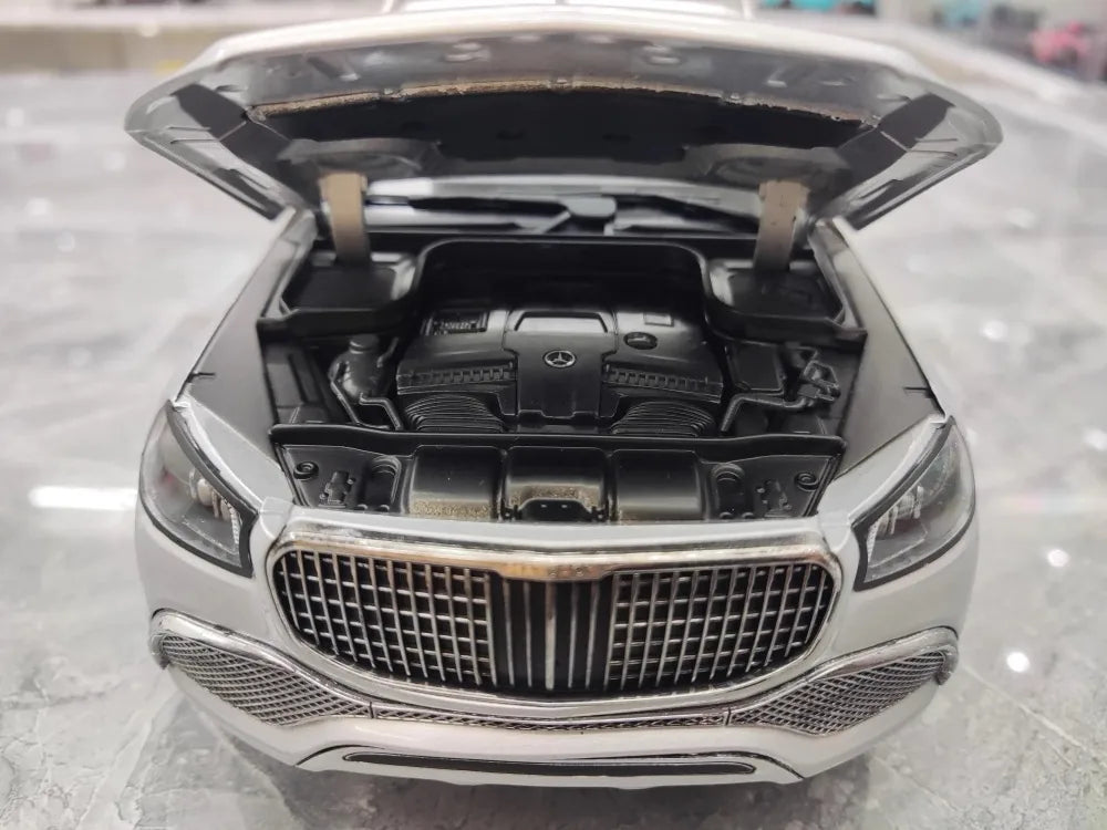 [Paragon] 1:18 Mercedes-Maybach 2019 GLS 600 argent voiture miniature Die-Cast