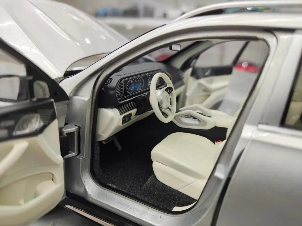 [Paragon] 1:18 Mercedes-Maybach 2019 GLS 600 argent voiture miniature Die-Cast