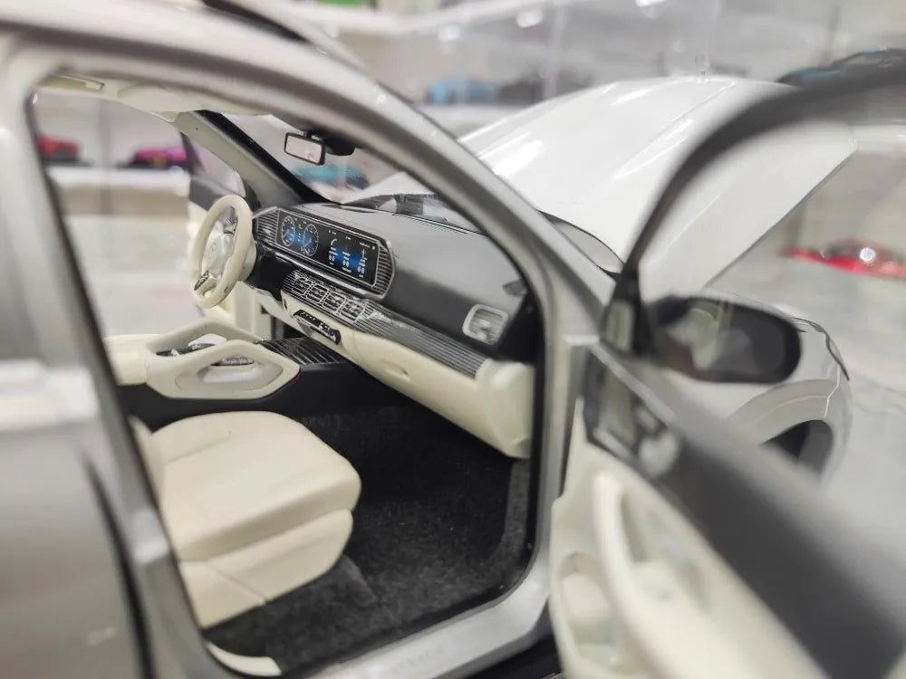 [Paragon] 1:18 Mercedes-Maybach 2019 GLS 600 argent voiture miniature Die-Cast