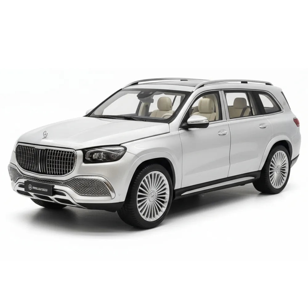 [Paragon] 1:18 Mercedes-Maybach 2019 GLS 600 argent voiture miniature Die-Cast