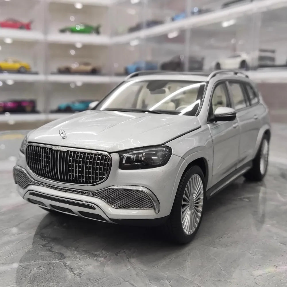 [Paragon] 1:18 Mercedes-Maybach 2019 GLS 600 Silver Model Car Die-Cast