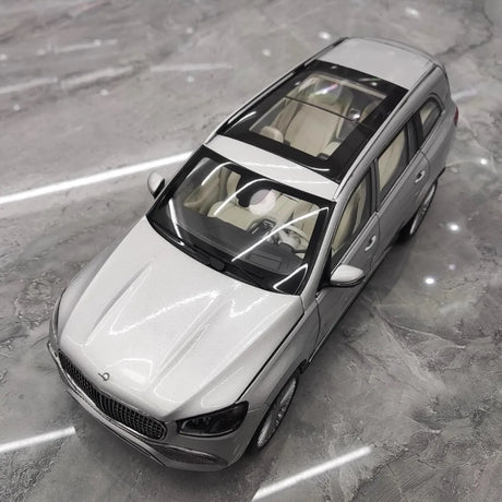 [Paragon] 1:18 Mercedes-Maybach 2019 GLS 600 Silver Model Car Die-Cast