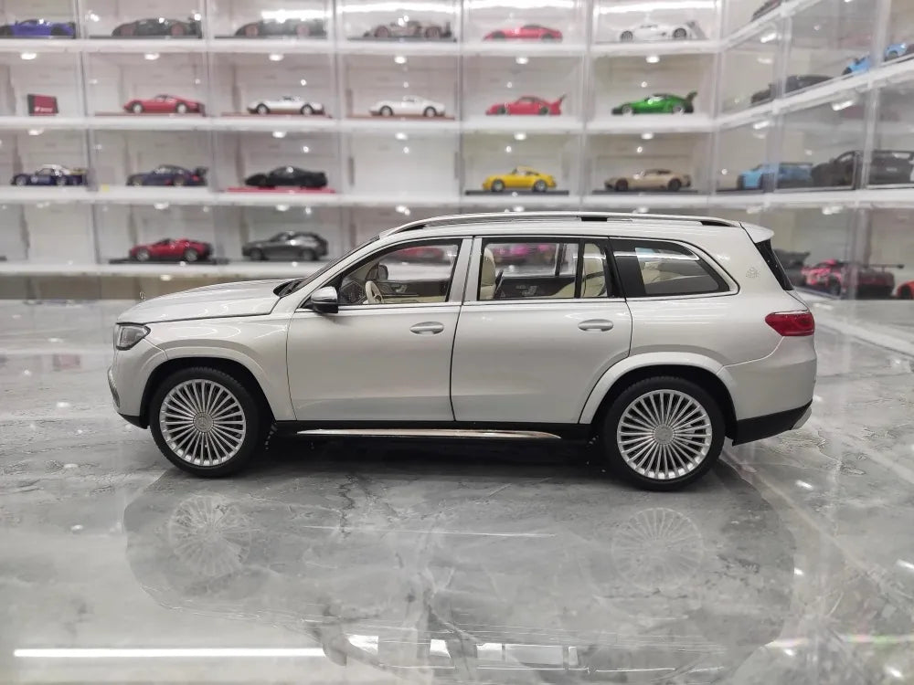 [Paragon] 1:18 Mercedes-Maybach 2019 GLS 600 argent voiture miniature Die-Cast