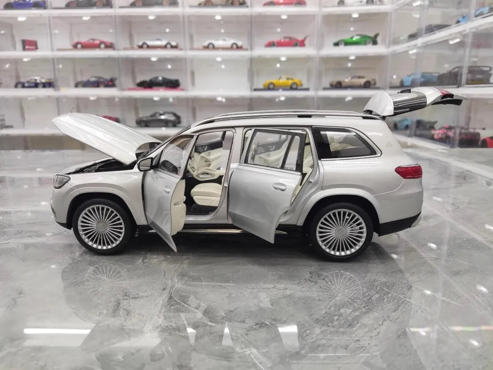 [Paragon] 1:18 Mercedes-Maybach 2019 GLS 600 Silver Model Car Die-Cast