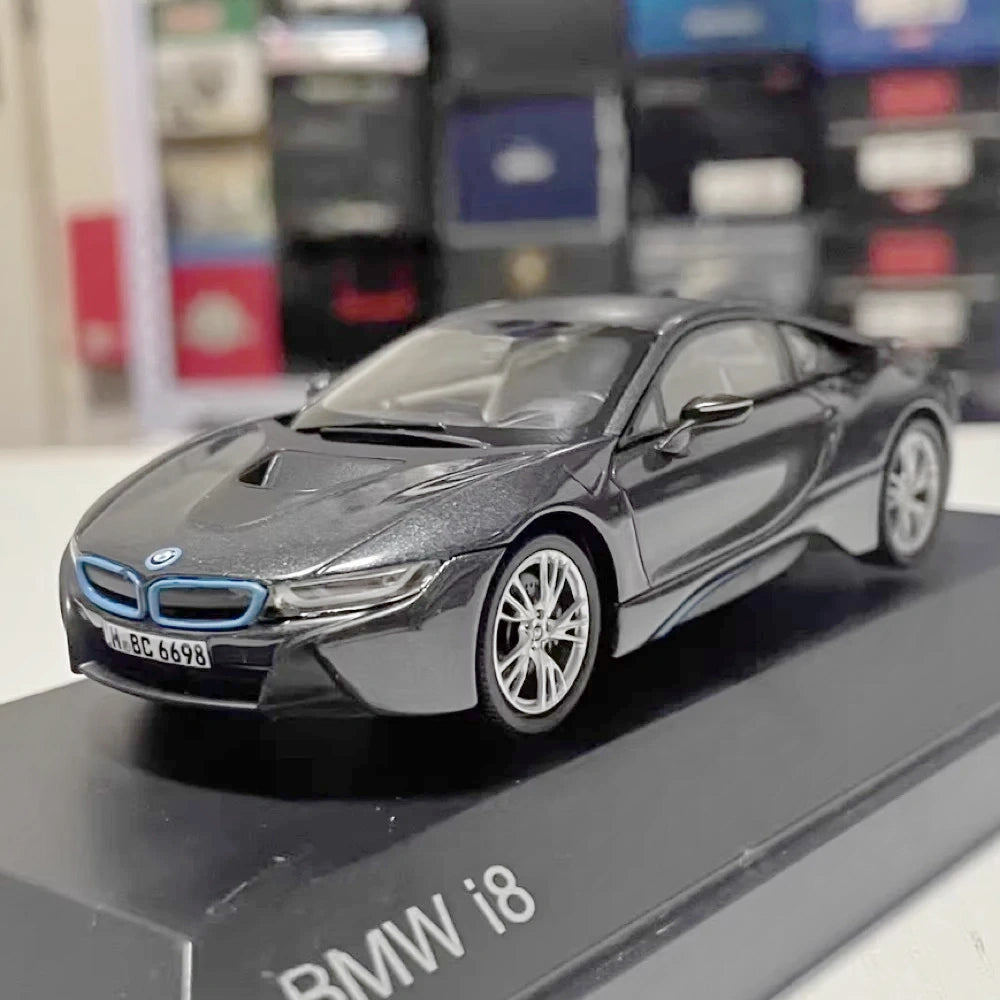 [Paragon] 1:43 BMW 2014 I12 i8 Gray Model Car Die-Cast