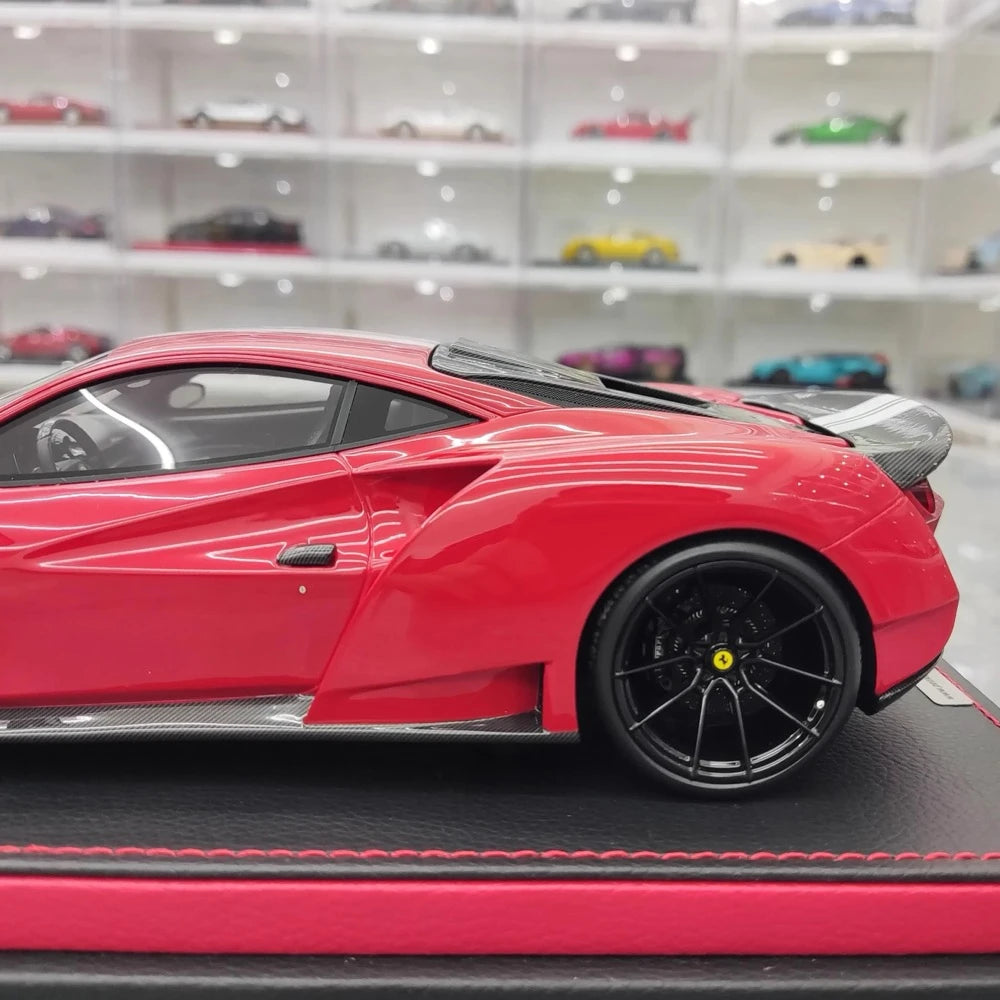 [Peako] 1:18 Ferrari 2021 F8 N-Largo Italy Stripe Novitec voiture miniature Resin