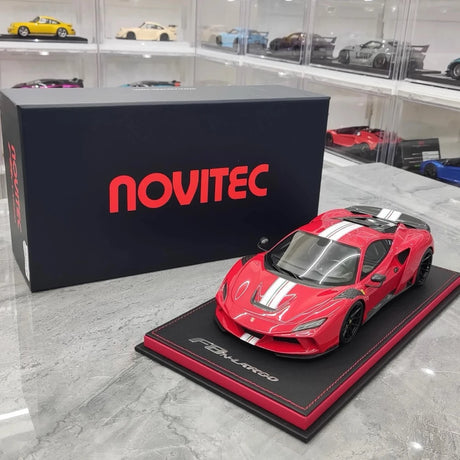 [Peako] 1:18 Ferrari 2021 F8 N-Largo Italy Stripe Novitec Model Car Resin