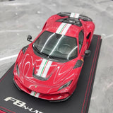 [Peako] 1:18 Ferrari 2021 F8 N-Largo Italy Stripe Novitec voiture miniature Resin