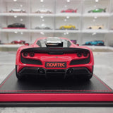 [Peako] 1:18 Ferrari 2021 F8 N-Largo Italy Stripe Novitec voiture miniature Resin