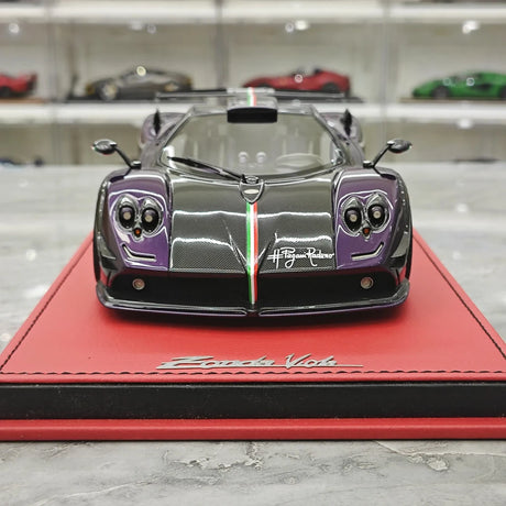 Peako Pagani 2017 Zonda 760 Fantasma Evo Purple 1:18 – Resina da collezione per modelli in resina