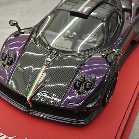 Peako Pagani 2017 Zonda 760 Fantasma Evo Purple 1:18 – Resina da collezione per modelli in resina