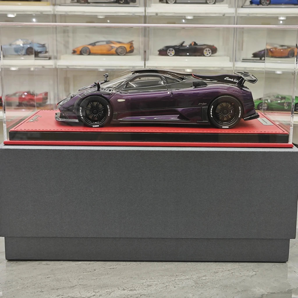 Peako Pagani 2017 Zonda 760 Fantasma Evo Purple 1:18 – Collectible Resin Model Resin