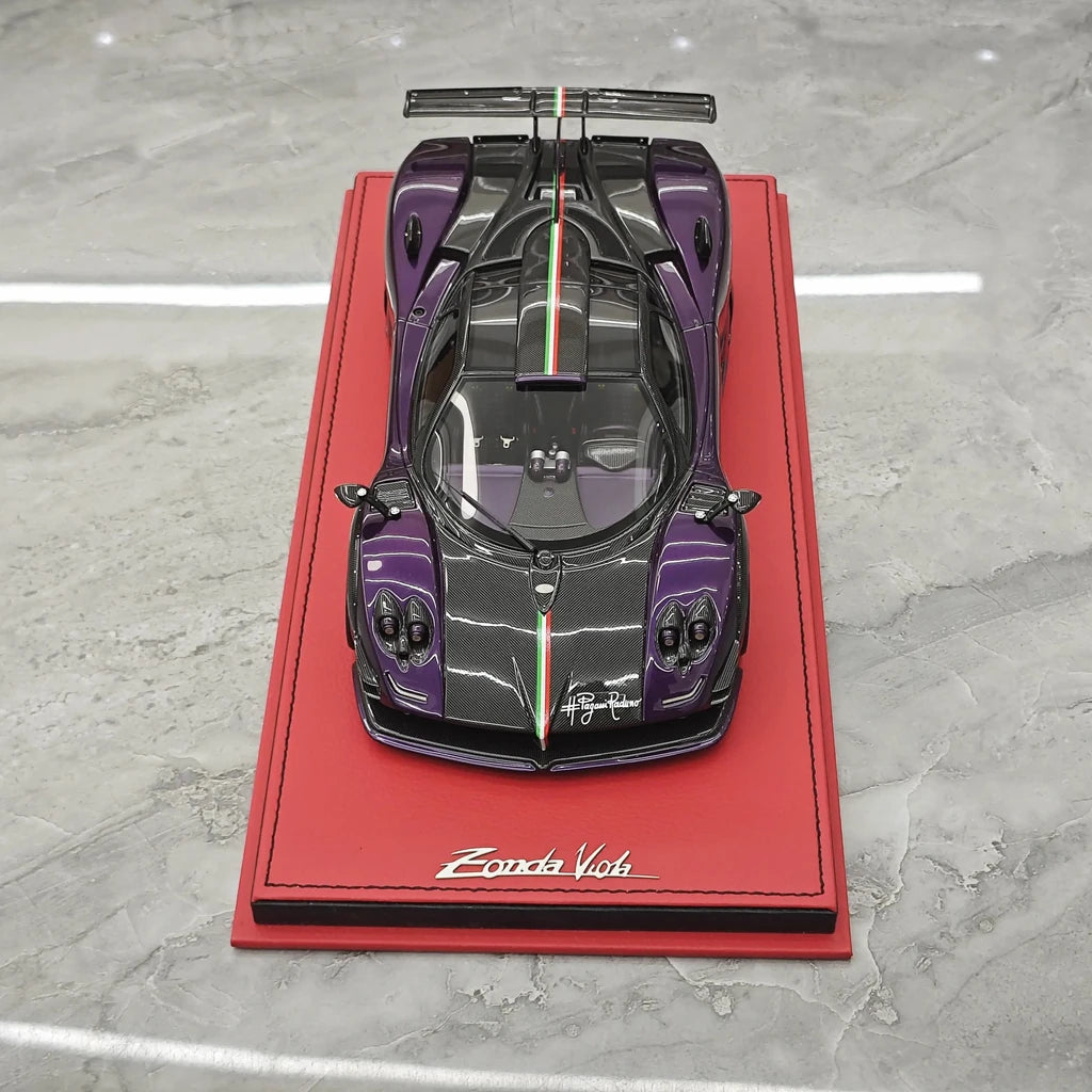 Peako Pagani 2017 Zonda 760 Fantasma Evo Purple 1:18 – Collectible Resin Model Resin