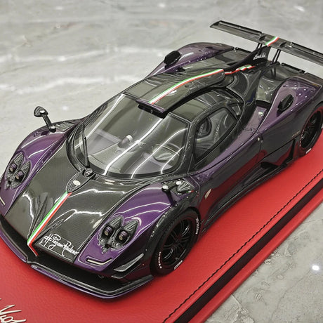 Peako Pagani 2017 Zonda 760 Fantasma Evo Purple 1:18 – Resina da collezione per modelli in resina