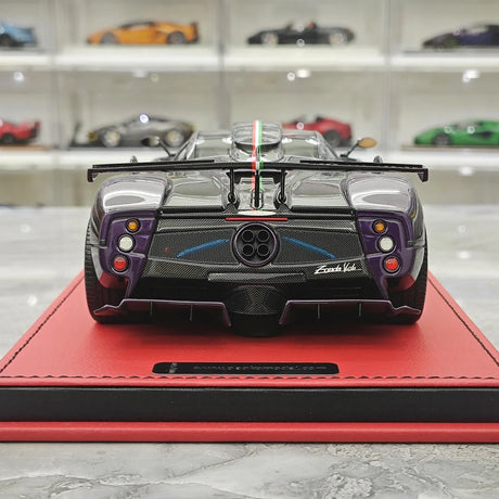 Peako Pagani 2017 Zonda 760 Fantasma Evo Purple 1:18 – Resina da collezione per modelli in resina