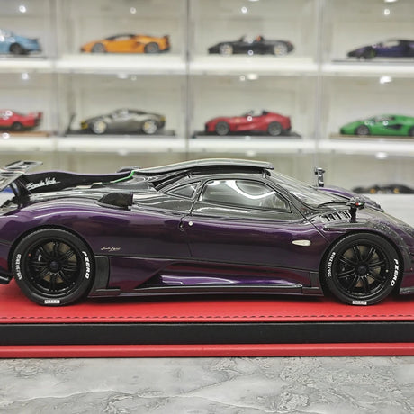 Peako Pagani 2017 Zonda 760 Fantasma Evo Purple 1:18 – Resina da collezione per modelli in resina