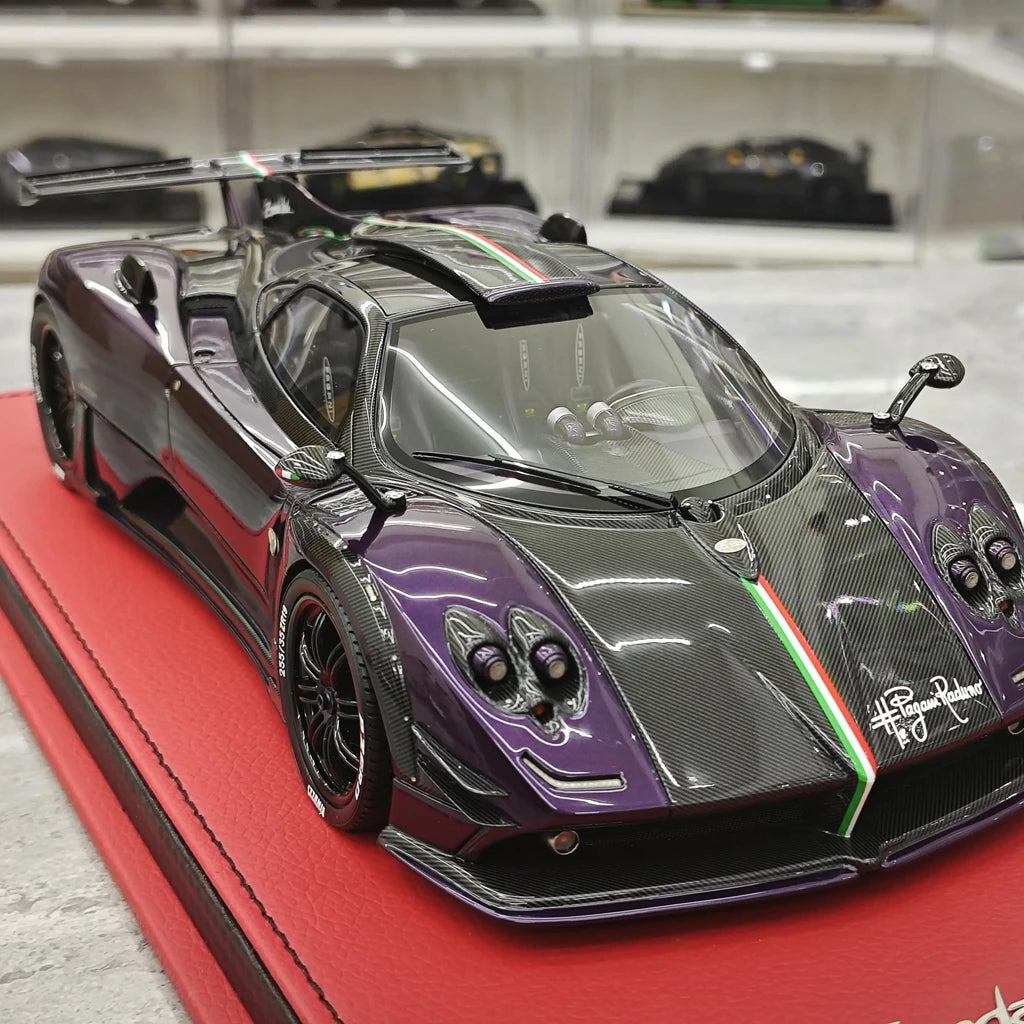 Peako Pagani 2017 Zonda 760 Fantasma Evo Purple 1:18 – Collectible Resin Model Resin