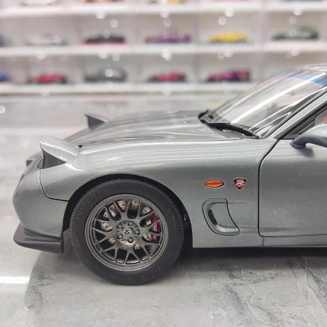 [Polar Master] 1:18 Mazda 1992 RX-7 FD Gray Model Car Die-Cast