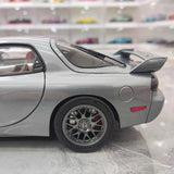 [Polar Master] 1:18 Mazda 1992 RX-7 FD grå modellbil Die-Cast