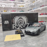[Polar Master] 1:18 Mazda 1992 RX-7 FD grå modellbil Die-Cast