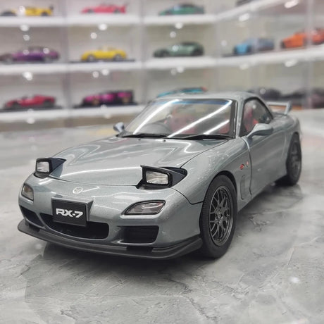 [Polar Master] 1:18 Mazda 1992 RX-7 FD Gray Model Car Die-Cast