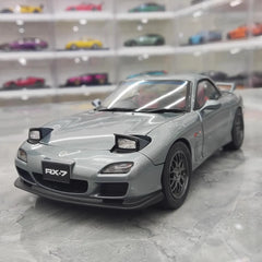 [Polar Master] 1:18 Mazda 1992 RX-7 FD gris voiture miniature Die-Cast