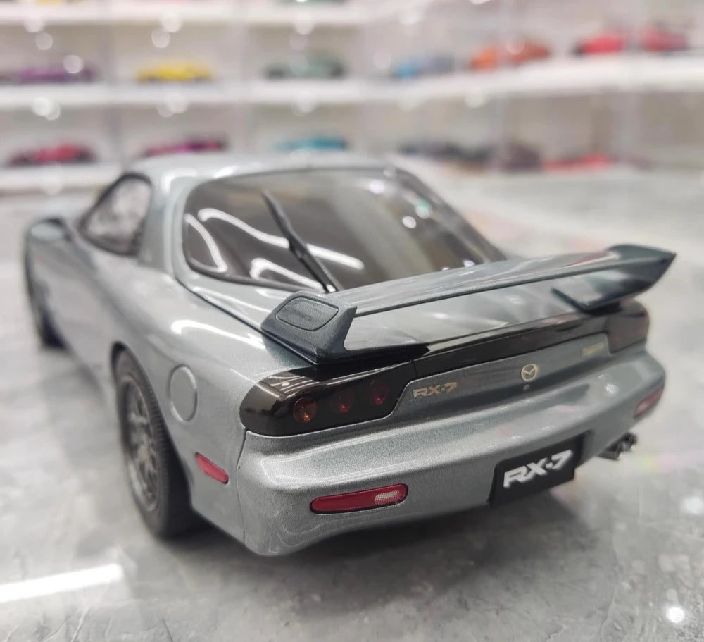 [Polar Master] 1:18 Mazda 1992 RX-7 FD gris voiture miniature Die-Cast