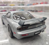 [Polar Master] 1:18 Mazda 1992 RX-7 FD grå modellbil Die-Cast