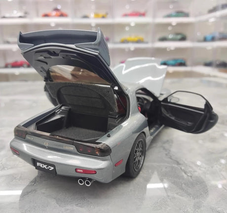 [Polar Master] 1:18 Mazda 1992 RX-7 FD Gray Model Car Die-Cast