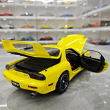 [Polar Master] 1:18 Mazda 1992 RX-7 FD Yellow Model Car Die-Cast