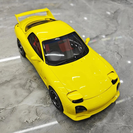 [Polar Master] 1:18 Mazda 1992 RX-7 FD Yellow Model Car Die-Cast