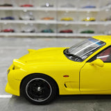 [Polar Master] 1:18 Mazda 1992 RX-7 FD Yellow Model Car Die-Cast