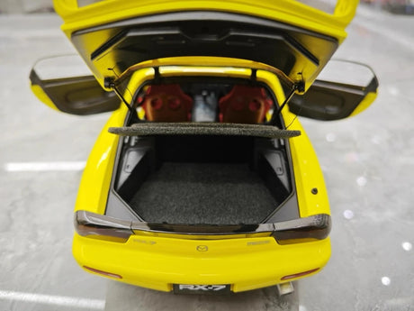 [Polar Master] 1:18 Mazda 1992 RX-7 FD Yellow Model Car Die-Cast