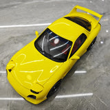 [Polar Master] 1:18 Mazda 1992 RX-7 FD Yellow Model Car Die-Cast