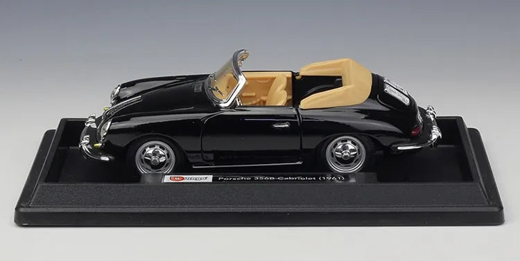 1:24 Porsche 1961 356B Cabriolet Die Cast Model Car