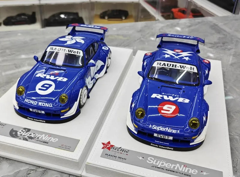 1:18 Porsche 1995 993 RWB Die Cast Model Car