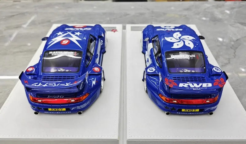 1:18 Porsche 1995 993 RWB Die Cast Model Car